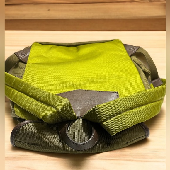 Fossil NWOT Buckner Rucksack Laptop Backpack in Green and Brown - Picture 8 of 16